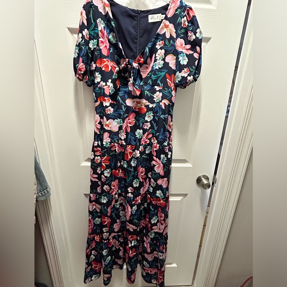 Floral Puff Sleeve Dress